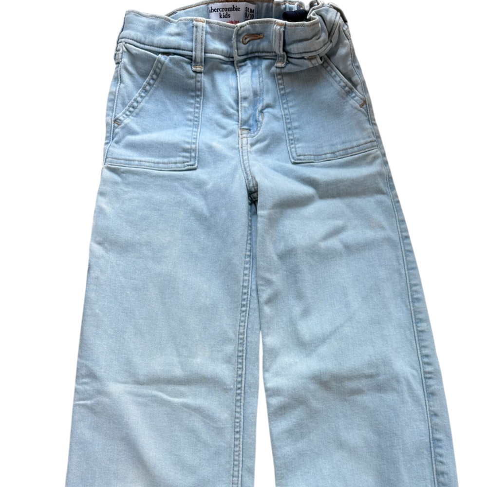 Abercrombie kids high rise ultra wide jeans size 9/10 slim